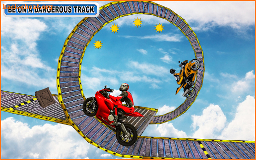 Racing Moto Bike Stunt : Impossible Track Game screenshot