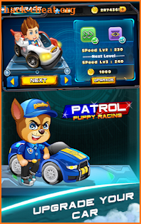 Racing PAW Patrol Car screenshot