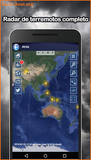 Radar de Huracanes 2018 observa el clima screenshot