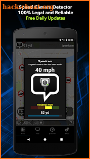 Radarbot Free: Speed Camera Detector & Speedometer screenshot
