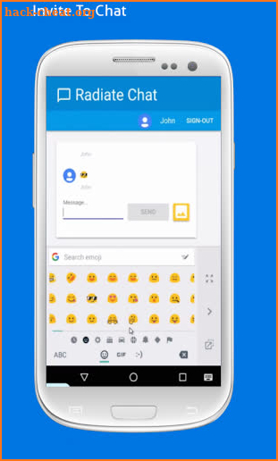 Radiate - Broadcast Chat screenshot