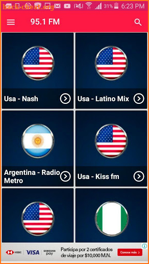 Radio 95.1 radio station 95.1 fm 95.1 player apps screenshot