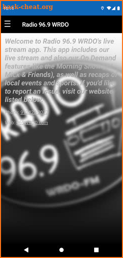 Radio 96.9 WRDO screenshot