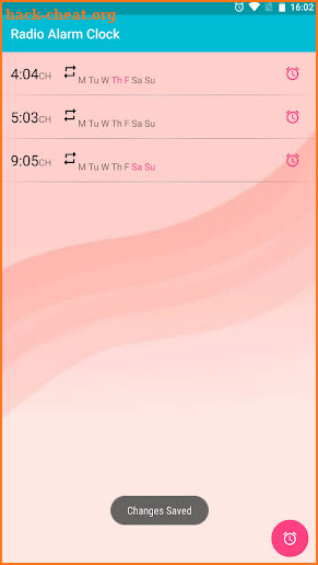 Radio Alarm Clock screenshot