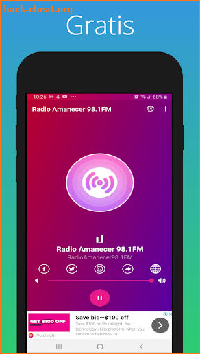 Radio Amanecer Internacional 98.1 FM screenshot