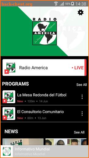 Radio America screenshot