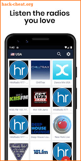 Radio and Music - Free Live FM Player screenshot