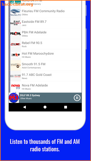 Radio and Music - Free Live FM Player for android! screenshot