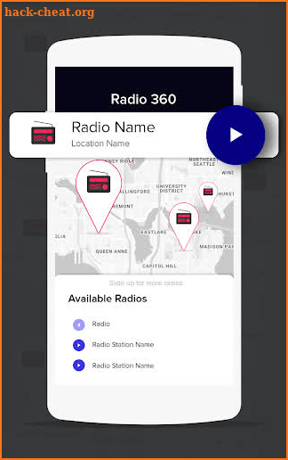 Radio App, FM radio tuner, live radio stations screenshot