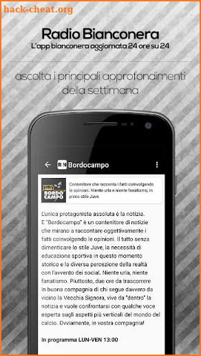 Radio Bianconera screenshot