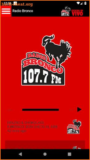 Radio Bronco 107.7 screenshot
