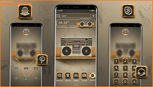 Radio Cassette Player Theme screenshot