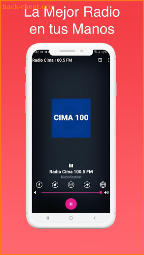 Radio Cima 100.5 FM screenshot