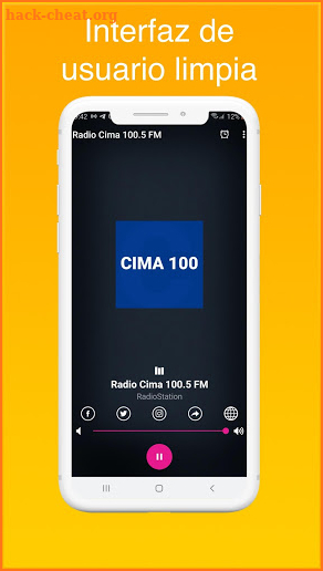 Radio Cima 100.5 FM screenshot