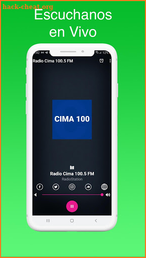 Radio Cima 100.5 FM screenshot