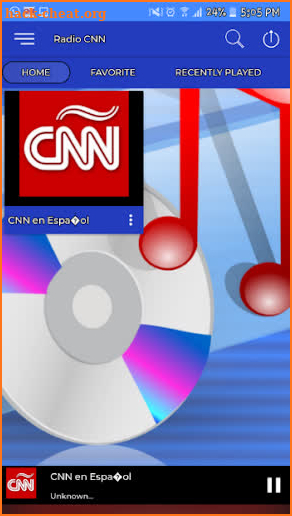 Radio CNN En Español Radio CNN En Vivo Gratis screenshot