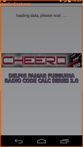 RADIO CODE CALC FOR DELPHI FAMAR FUEGUINA BRASIL screenshot