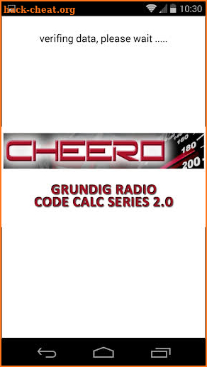RADIO CODE CALC FOR GRUNDIG 1991 - 1998 - OLDTIMER screenshot