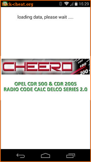 RADIO CODE CALC FOR OPEL VAUXHALL DELCO SERIES screenshot
