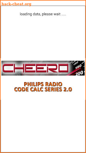 RADIO CODE CALC FOR PHILIPS 1996 - 2001 - OLDTIMER screenshot