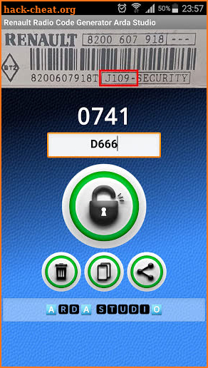 Radio Code Generator screenshot
