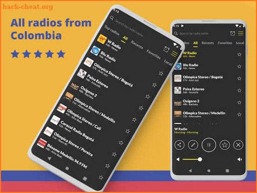 Radio Colombia: Free Live FM Radio screenshot