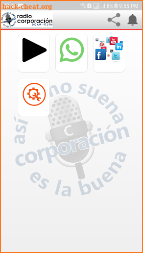 Radio Corporación screenshot