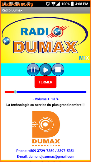 Radio Dumax screenshot