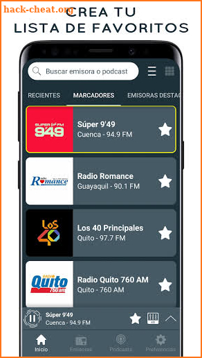 Radio Ecuador - online radio screenshot