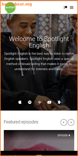 Radio English - Official app screenshot