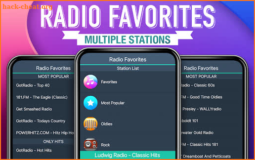 Radio Favorites screenshot