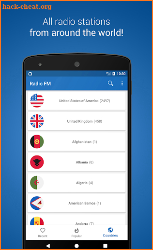 Radio FM Player - TuneFm screenshot