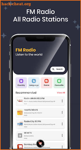 Radio Fm Without Internet screenshot