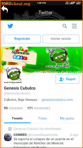 Radio Génesis Cubulco screenshot