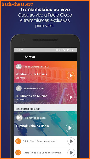 Rádio Globo screenshot