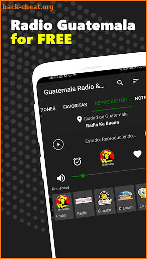 Radio Guatemala Gratis: Emisoras FM AM gt Internet screenshot