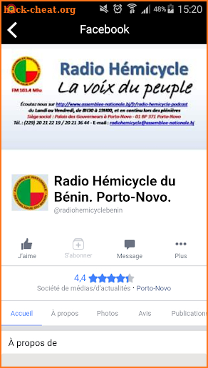 Radio Hemicycle screenshot