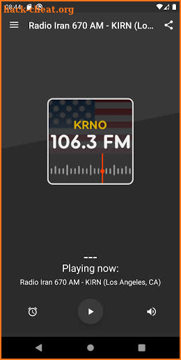 Radio Iran 670 AM - KIRN (Los Angeles, CA) screenshot