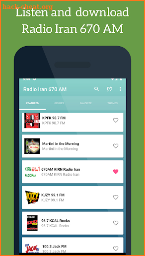 Radio Iran 670 AM Station California screenshot