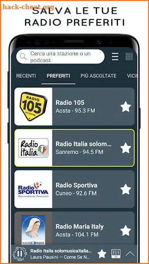 Radio Italiane - radio online screenshot