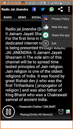 Radio Jai Jinendra- No.1 Online Radio on Jainism screenshot