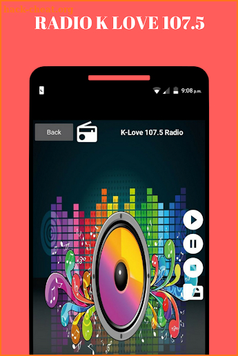 Radio K Love 107.5 FM online station listen music screenshot
