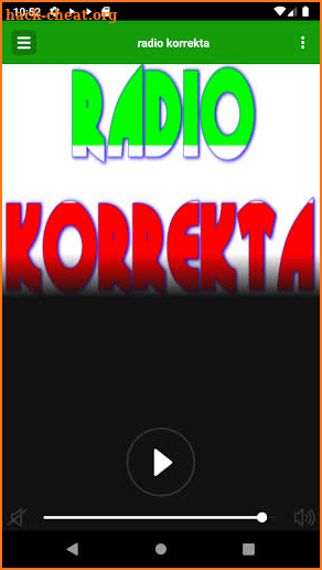 radio korrekta screenshot