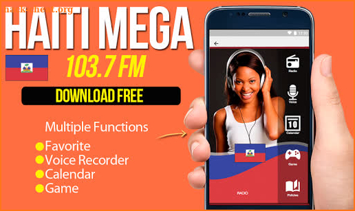 Radio Mega 103.7 FM Haiti Radio Apps For Android screenshot