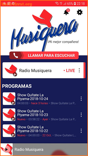 Radio Musiquera screenshot