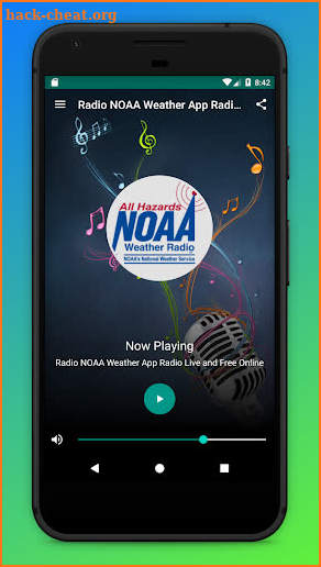 Radio NOAA Weather App Radio USA Live Free Online screenshot