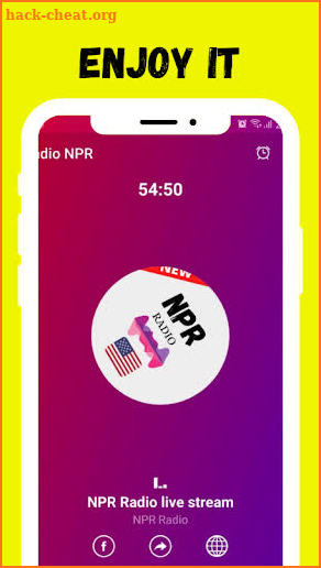 Radio NPR Live stream App screenshot