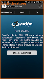 Radio Ovación screenshot