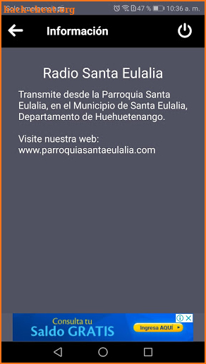 Radio Santa Eulalia screenshot