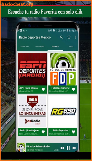 Radio Sports Mexico screenshot